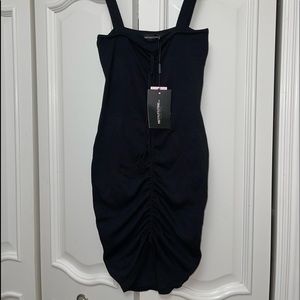 Adjustable black dress